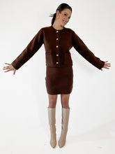 Load image into Gallery viewer, Chocolate Mini Skirt
