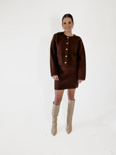 Load image into Gallery viewer, Chocolate Knit Cardigan