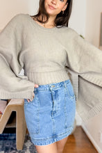 Load image into Gallery viewer, Serena Tie-Back Cape Sweater