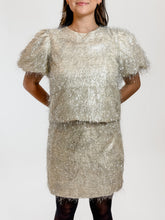 Load image into Gallery viewer, Champagne Mini Skirt