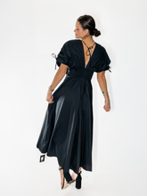 Load image into Gallery viewer, Midnight Bloom Floral Embellished Dress