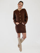 Load image into Gallery viewer, Chocolate Mini Skirt