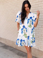 Load image into Gallery viewer, The Blue Bloom Dress