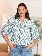 Load image into Gallery viewer, Bluebell Breeze Blouse