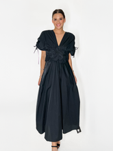 Load image into Gallery viewer, Midnight Bloom Floral Embellished Dress