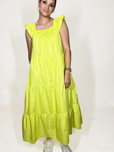 Load image into Gallery viewer, Lime Ruffle Dress
