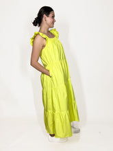 Load image into Gallery viewer, Lime Ruffle Dress
